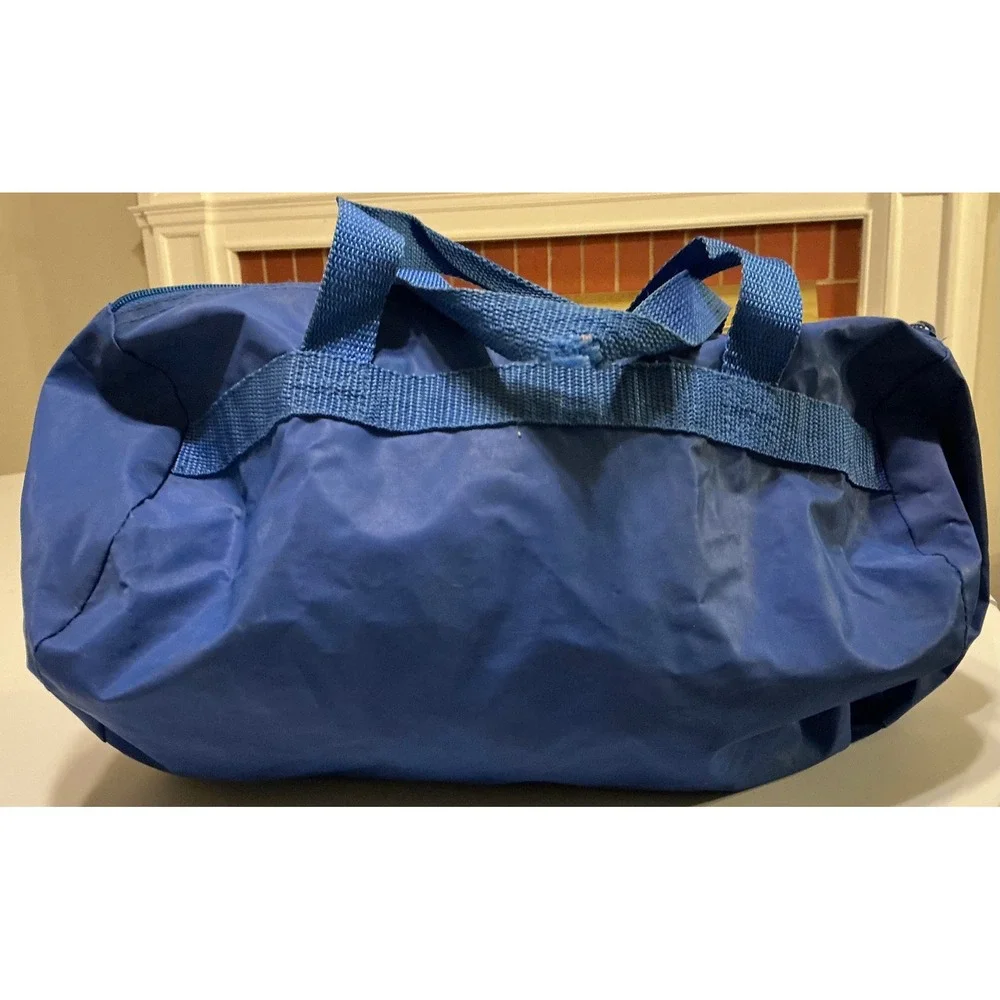 VTG‎ 90s Disney DuckTales Blue Nylon Duffle Bag Scrooge McDuck Huey Dewey Louie